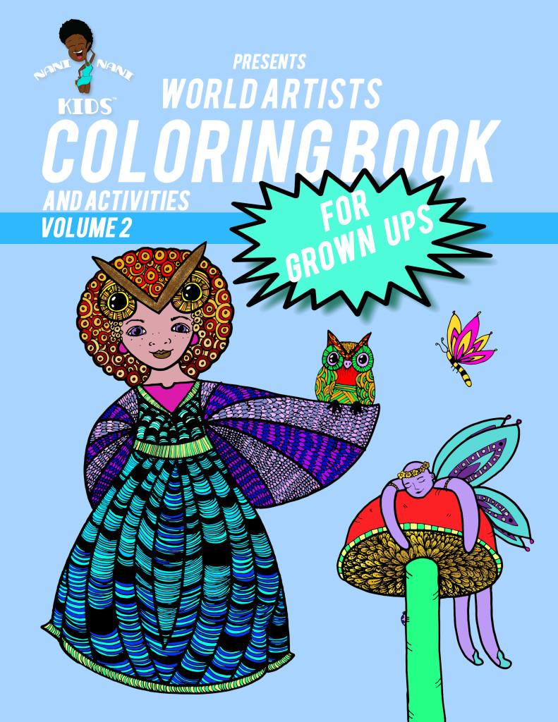 World Artist Coloring Book and Activities: Adult Coloring Book (Volume 2) – Nani  Nani Kids